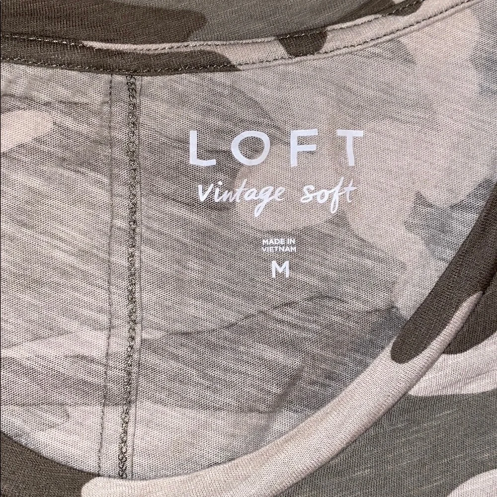 loft camo top - Picture 2 of 3